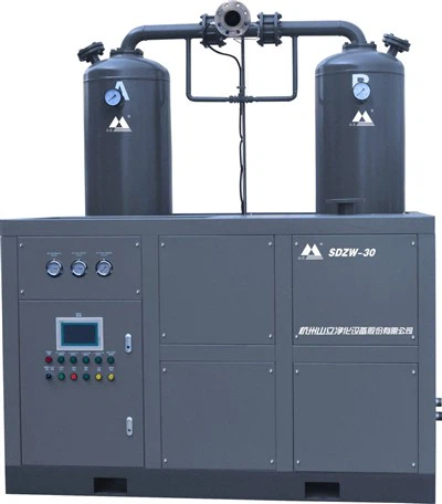Système combiné de sécheur d'air déshydratant réfrigéré